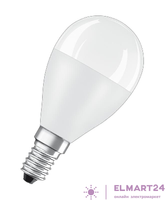 Лампа светодиодная LED Value LVCLP75 10SW/840 10Вт шар матовая E14 230В 10х1 RU OSRAM 4058075579743