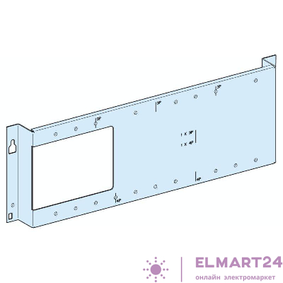 Плата монтажная вертикал. стационар. аппарат.-В NS250 с поворот. рукояткой SchE LVS03041