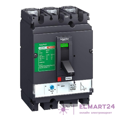 Выключатель автоматический 3п 36кА EasyPact CVS 100F MA50 SchE LV510444