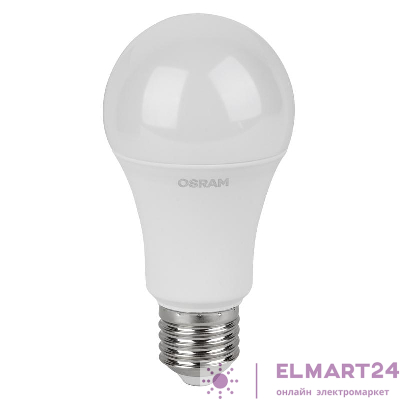 Лампа светодиодная LED Value LVCLA250 30SW/865 230VFR 30Вт A матовая 6500К холод. бел. E27 2400лм угол пучка 180град. 220-240В пластик (замена 300Вт) OSRAM 4058075696808