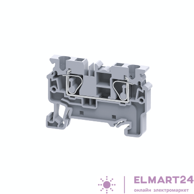 Клемма проходная пружинная OptiClip CX-4-I-32A-(0.2-4) сер. КЭАЗ 289713
