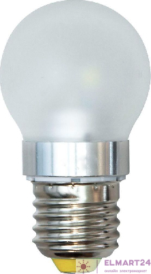 Лампа светодиодная, 6LED(3.5W) 230V E27 2700K матовая, LB-40 25320