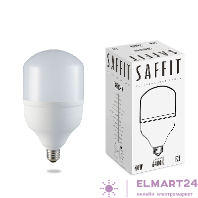 Лампа светодиодная SAFFIT SBHP1040 E27 40W 6400K 55093