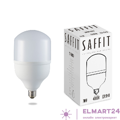 Лампа светодиодная SAFFIT SBHP1070 E27-E40 70W 4000K 55098