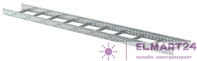 Лоток лестничный 200х50 L3000 сталь 1.2мм ИЭК LLK1-050-200