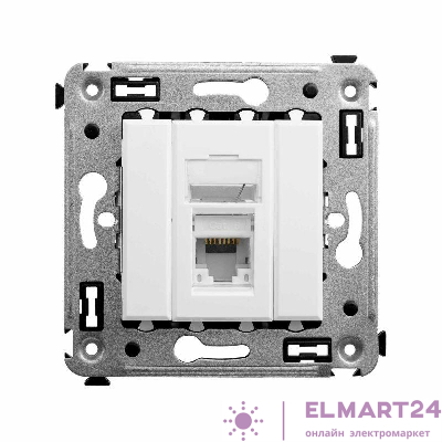 Розетка компьютерная 1-м СП Avanti "Белое облако" RJ45 кат.6 DKC 4400293