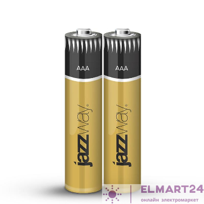 Элемент питания алкалиновый AAA/LR03 1.5В Premium Alkaline BL-2 (блист.2шт) JazzWay 5026865