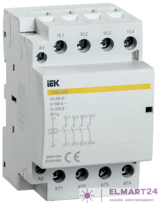 Контактор модульный КМ40-40М AC/DC IEK MKK21-40-40