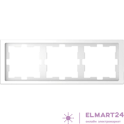 Рамка 3-м Merten D-Life SD бел. лотос SchE MTN4030-6535