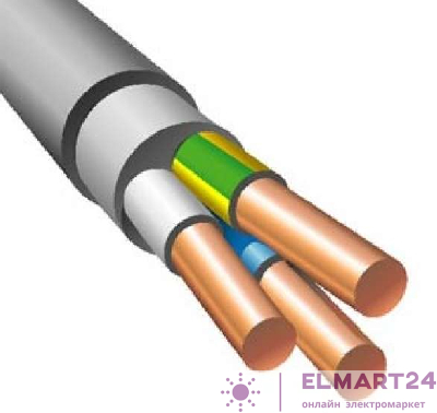 Кабель NUM-J 3х1.5 (бухта) (м) ЭЛЕКТРОКАБЕЛЬ НН 000006665