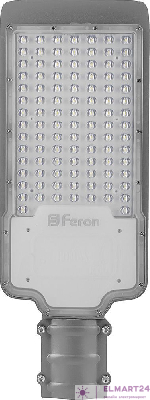 Светодиодный уличный консольный светильник Feron SP2919 150W 6400K AC100-265V, серый 32574