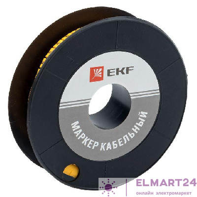 Маркер каб. 1.5кв.мм "5" (к-1000ед) (ЕС-0) EKF plc-KM-1.5-5