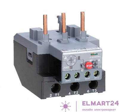 Реле тепловое 30.0А-40.0А для контакторов 40-95А DEKraft 23176DEK
