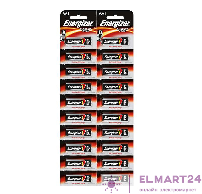 Элемент питания алкалиновый Alkaline Power LR6/316 BL20 (1/20/480) (блист.20шт) Energizer 426940