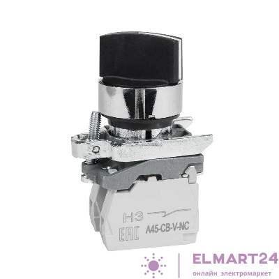 Переключатель OptiSignal D22 C4-S-25 2 положения металл 1НО+1НЗ XB4BD25 КЭАЗ 332171