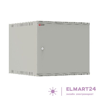 Шкаф телекоммуникационный Astra 9U 600х550 настенный дверь металл PROxima EKF ITB9M550