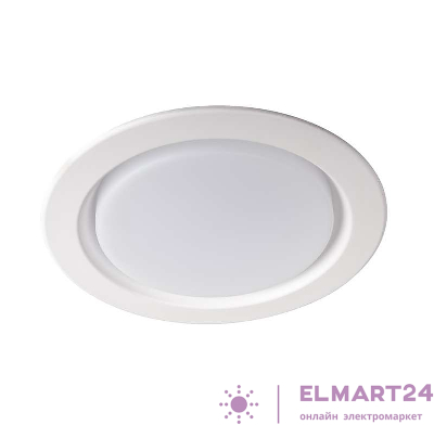 Светильник светодиодный PLED DL5 18Вт 6500К IP40 WH Downlight встраив. JazzWay 5026483