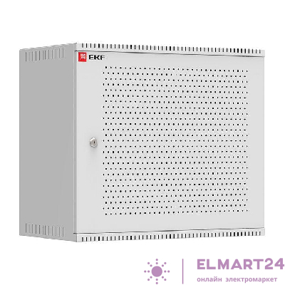 Шкаф телекоммуникационный Astra A 9U 600х350 настенный разборный дверь перфорированная PROxima EKF ITB9P350D