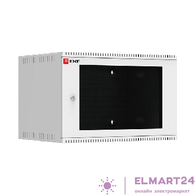 Шкаф телекоммуникационный Astra 6U (600х550) настенный дверь стекло PROxima EKF ITB6G550