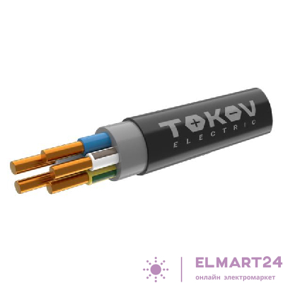 Кабель TOKOV ELECTRIC ППГнг(А)-HF 5х6 ОК (N PE) 0.66кВ (м) ТХМ00409126