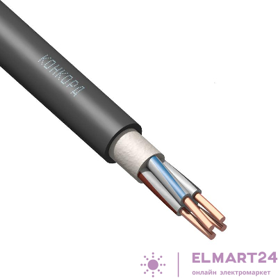 Кабель ППГнг(А)-HF 4х2.5 ОК (N) 0.66кВ (м) Конкорд 4707
