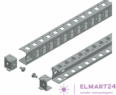 Комплект реек попереч. унив. 1-рядных дл.600мм (уп.2шт) SchE NSYSUCR4060