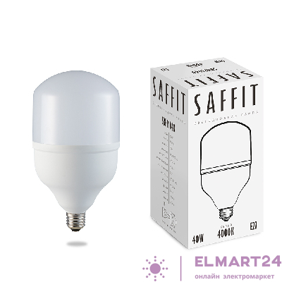 Лампа светодиодная SAFFIT SBHP1040 E27 40W 4000K 55092