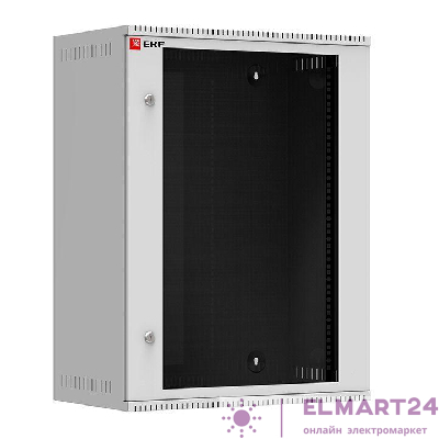 Шкаф телекоммуникационный Astra A ШТН 15U 600х350 настенный дверь стекло PROxima EKF ITB15G350