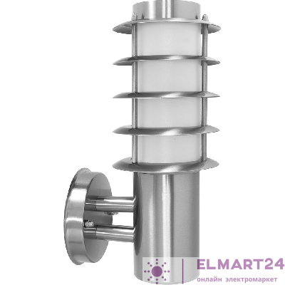 Светильник садово-парковый Feron DH026-В, Техно на стену, 18W E27 230V, серебро 11813