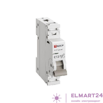 Выключатель автоматический 1п C 13А 6кА ВА 47-63N MA без теплового расцеп. PROxima EKF M63MA6113C