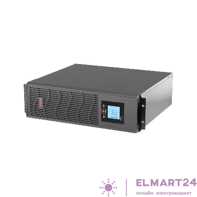 ИБП линейно-интерактивный Info Rackmount Pro 3000ВА/2400Вт 1/1 USB RJ45 6xIEC C13 Rack 3U SNMP/AS400 slot 4х9А.ч DKC INFORPRO3000IN