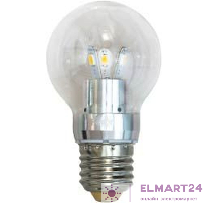 Лампа светодиодная, 6LED(3.5W) 230V E27 2700K, LB-41 25266