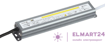 Драйвер LED ИПСН-PRO 5050 50Вт 12В блок-шнуры IP67 IEK LSP1-050-12-67-33-PRO