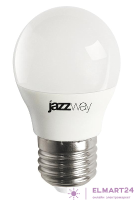 Лампа светодиодная PLED-LX G45 8Вт 3000К E27 JazzWay 5028654