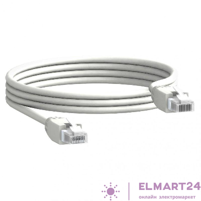 Кабель RJ45/RJ45 вил. часть (уп.5м) SchE TRV00850