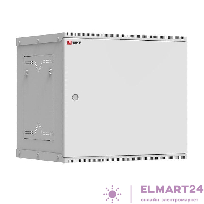 Шкаф телекоммуникационный Astra A 9U 600х450 настенный разборный дверь металл PROxima EKF ITB9M450D