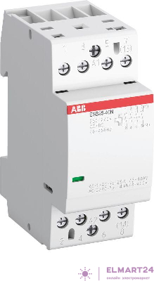 Контактор ESB25-40N-01 модульный (25А АС-1 4НО) катушка 24В AC/DC ABB 1SAE231111R0140