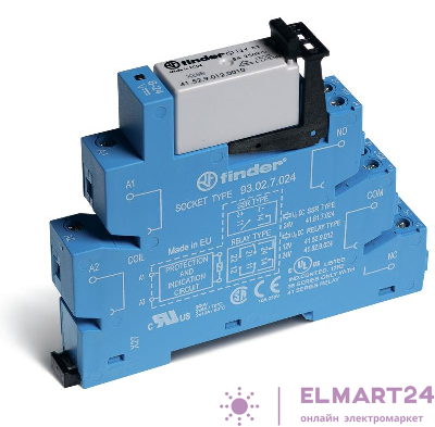 Модуль интерфейсный электромеханич. реле 2CO 8А AgNi 230-240В AC IP20 винт. клеммы FINDER 385282300060