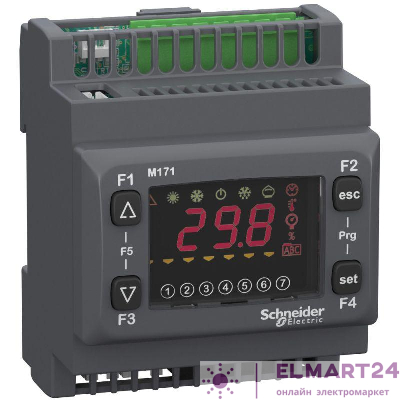 Контроллер программир. логический (ПЛК) Оптим М171 дисплей 22 I/Os Modbus SchE TM171ODM22R