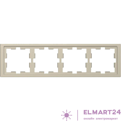 Рамка 4-м Merten D-Life SD сахара SchE MTN4040-6533